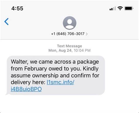 PSA: Watch Out for This New Text Message Package Delivery .